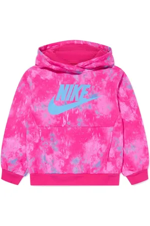 Nike Sudadera con capucha y motivo tie-dye