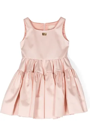 Elisabetta Franchi Vestido con capas escalonadas