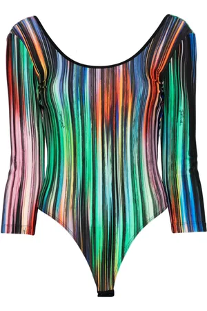 Roberto Cavalli Body con motivo Ikat