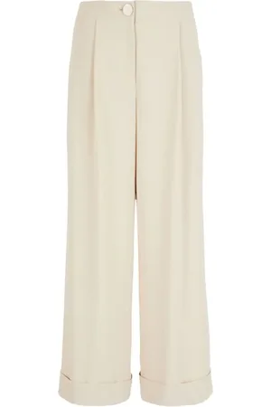 Armani Exchange Pantalones capri de talle alto