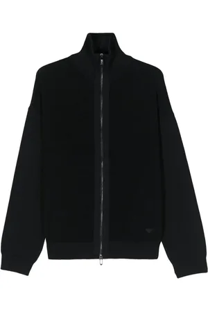 Emporio Armani Cárdigan de punto flojo con cremallera