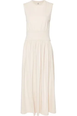 Totême Vestido midi con cintura ajustada