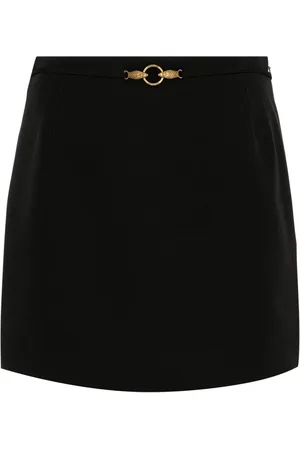 Roberto Cavalli Minifalda con logo grabado