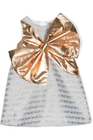 HUCKLEBONES LONDON Vestido midi con detalle de lazo