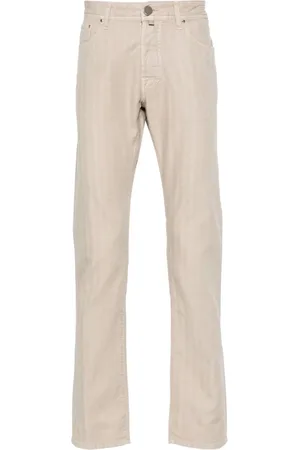 Jacob Cohen Pantalones ajustados con motivo de espiga