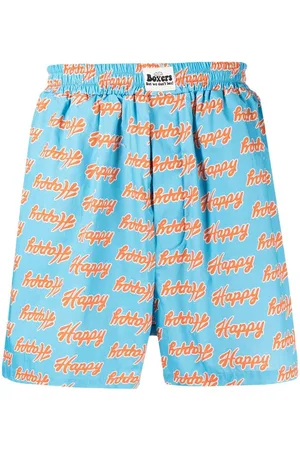 Natasha Zinko Pantalones cortos con estampado happy