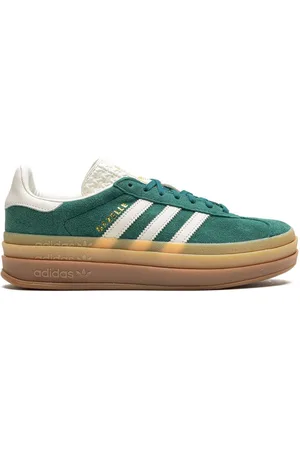 adidas Zapatillas Gazelle Bold Green / White / Gold
