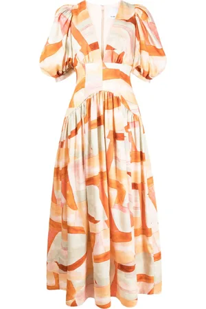 Acler Vestido Princeton con estampado abstracto