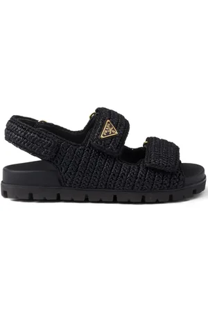 Prada Sandalias con placa del logo