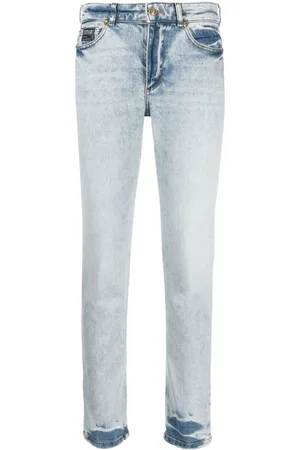VERSACE Vaqueros rectos de talle bajo