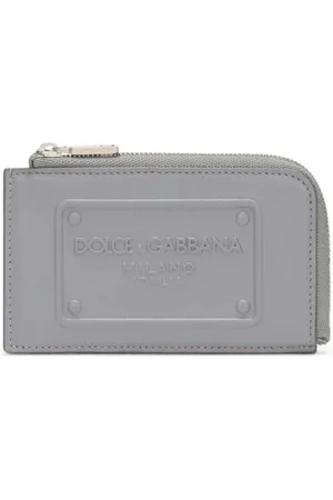 Dolce & Gabbana Tarjetero con logo en relieve