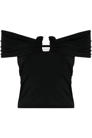 MAGDA BUTRYM Blusa corta con hombros descubiertos