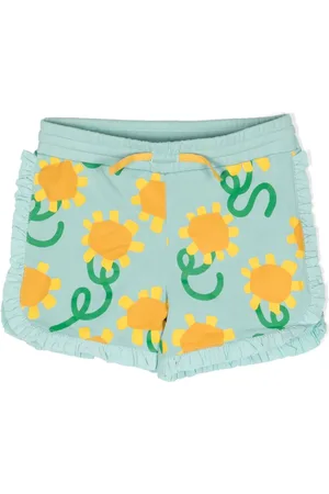 Stella McCartney Pantalones cortos con estampado de girasoles