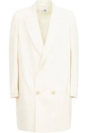 Maison Margiela Blazer oversize a rayas diplomáticas