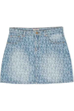 Pinko Falda vaquera con logo estampado