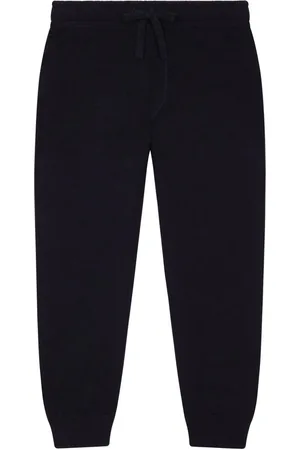Dolce & Gabbana Pantalones de chándal ajustados con placa del logo