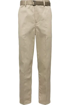 SACAI Pantalones chinos con cinturón