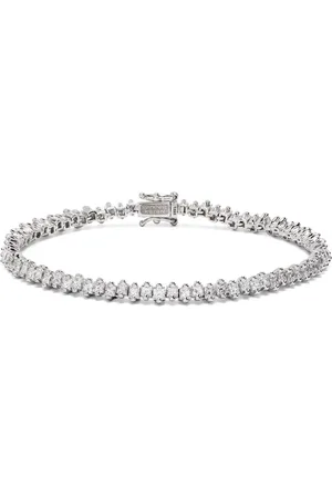 Suzanne Kalan Pulsera Princess Midi en oro de 18 ct con diamantes