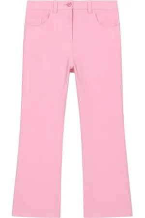 Dolce & Gabbana Pantalones acampanados con logo bordado