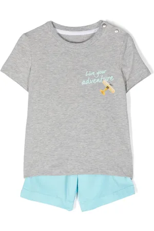 Lapin House Conjunto con eslogan estampado