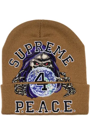 Supreme Gorro con bordado Peace