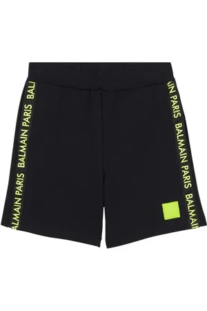 Balmain Bermudas con aplique del logo