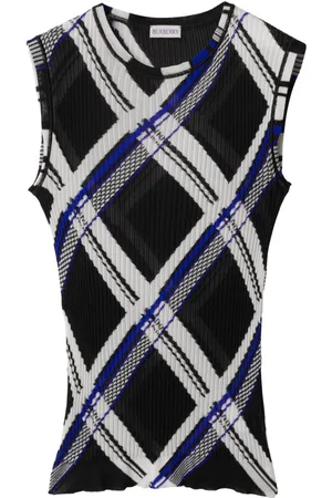 Burberry Top a cuadros