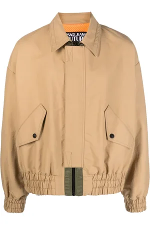 VERSACE Chaqueta bomber con parche del logo