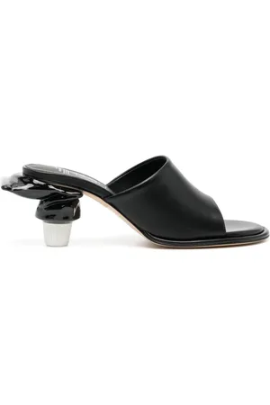 Maison Mihara Yasuhiro Mules Toothpaste con tacón de 65 mm