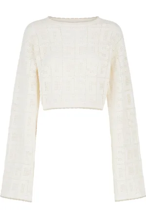 GCDS Top de macramé con monograma