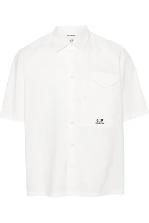 C.P. Company Camisa con logo bordado