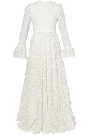 Erdem Vestido de fiesta Alvaro con diseño floral