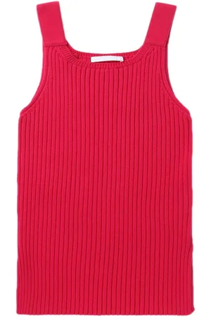 Helmut Lang Top sin mangas con abertura lateral