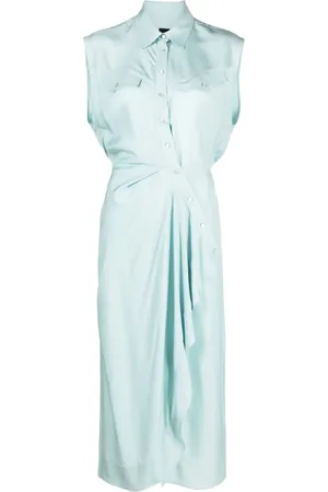 Pinko Vestido camisero Amityville asimétrico