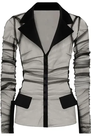 Dolce & Gabbana Blazer semitranslúcido
