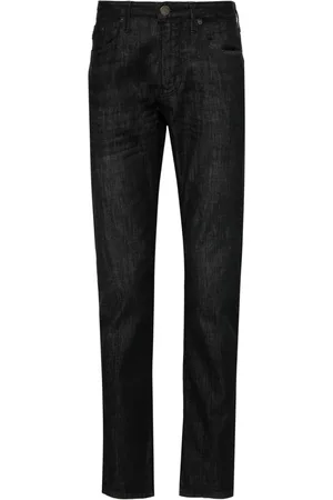 Emporio Armani Vaqueros slim de talle medio