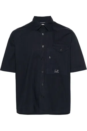 C.P. Company Camisa con logo bordado