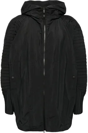 Issey Miyake Chaqueta Cascade con capucha