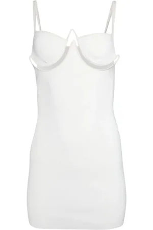 DION LEE Vestido corto con aros