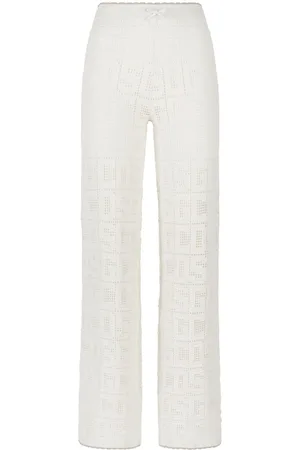 GCDS Pantalones de ganchillo con monograma