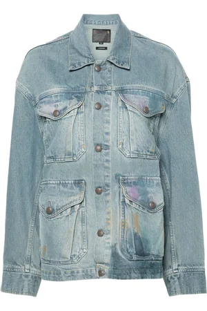 R13 Chaqueta vaquera Trucker oversize