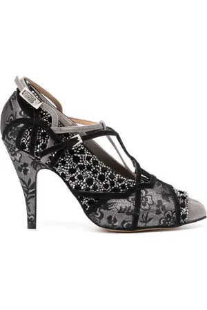Maison Margiela Zapatos Tabi Monster Velvet con tacón de 70 mm
