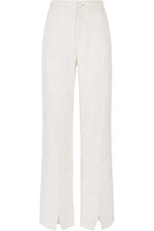GCDS Pantalones de tweed con lentejuelas