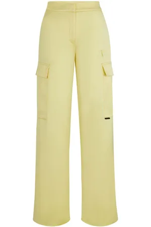 HUGO BOSS Pantalones rectos de talle alto