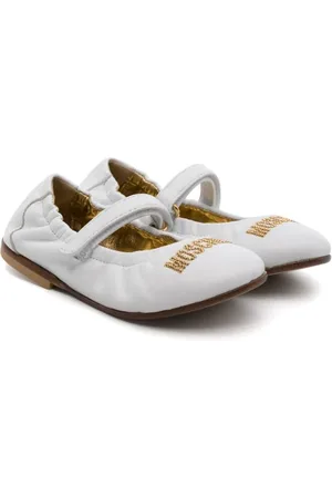 Moschino Bailarinas con logo bordado