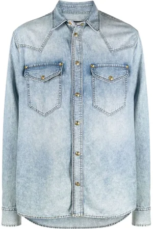 VERSACE Camisa vaquera estilo western