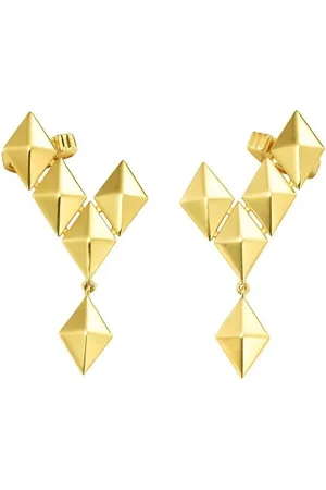 Cadar Pendientes Python en oro amarillo de 18 ct con colgantes