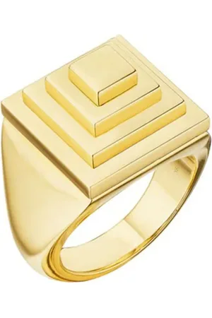 Cadar Anillo Pyramid en oro amarillo de 18 ct con sello