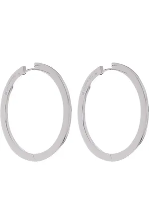 Cadar Pendientes de aro en oro blanco de 18 ct