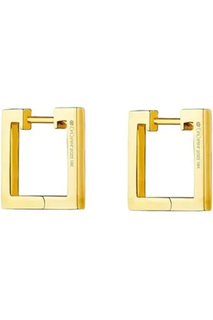 Cadar Pendientes de aro Foundation en oro amarillo de 18 ct